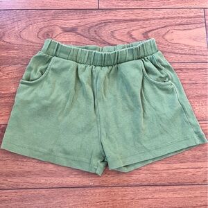 Misha & Puff Kids Neutral Gender Green Shorts